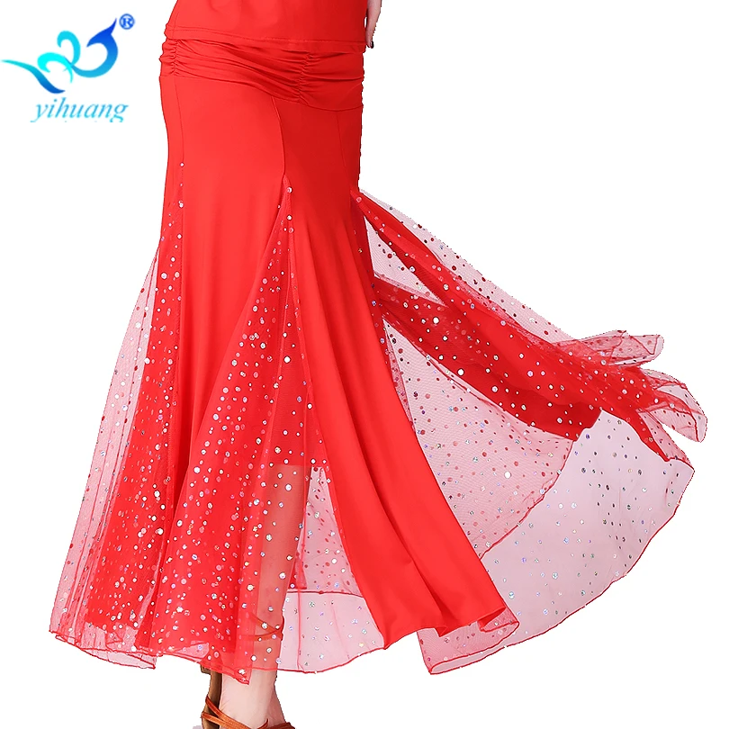 Sexy Women Girls Dance Wear Ballroom Dance Skirts Competition