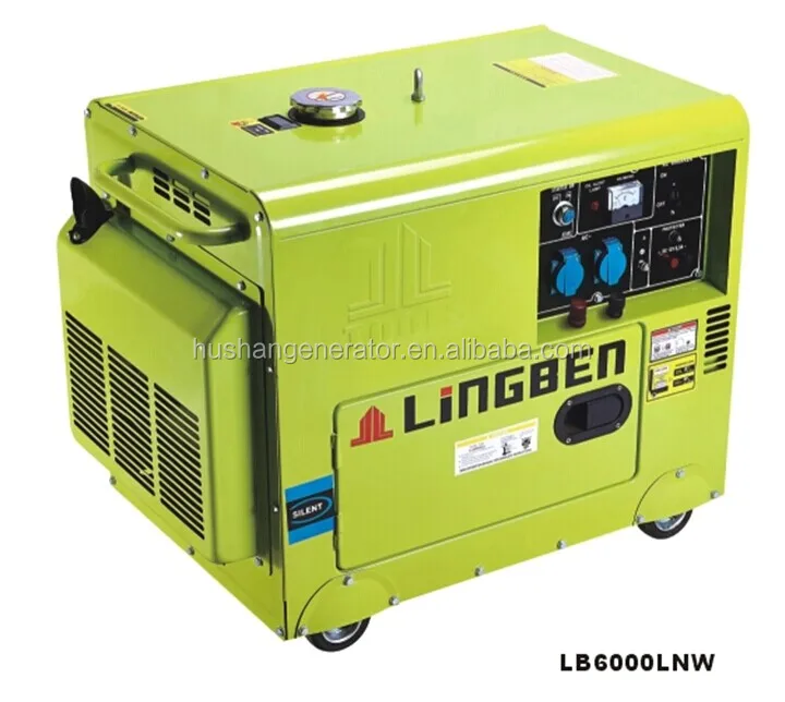 Lingben 5kw дизель сварочный генератор для