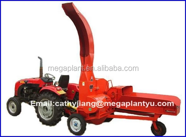 Agriculture corn silage chaff cutters machines with PTO Shaft driven by tractor