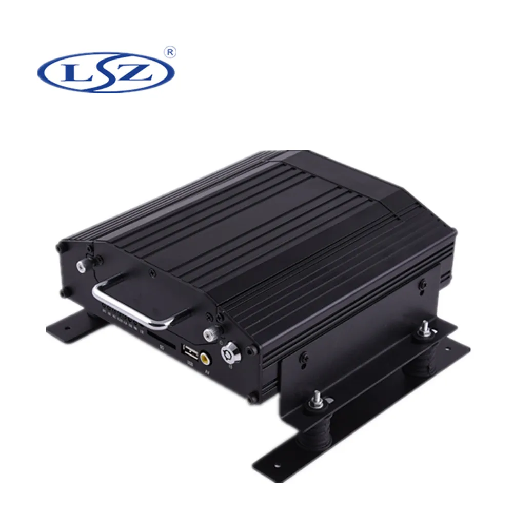 4 канала 720 P ahd hdd мобильный видеорегистратор с GPS для шины безопасности