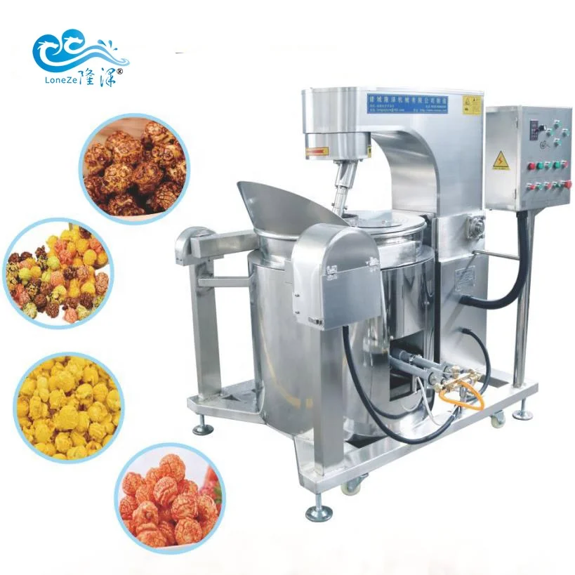 Caramel  popcorn machine commercial with CE certification on hot sale