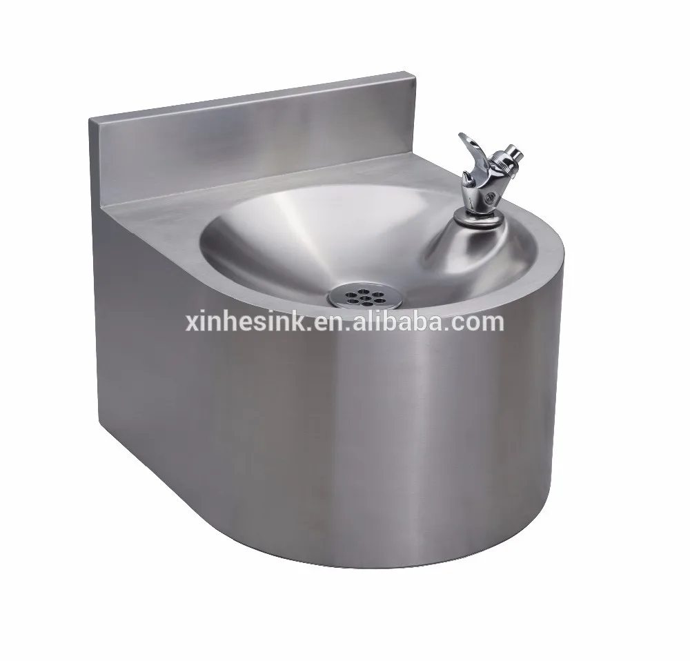 304 stainless steel wall mounted drinking fountain for outdoor drinking fountains