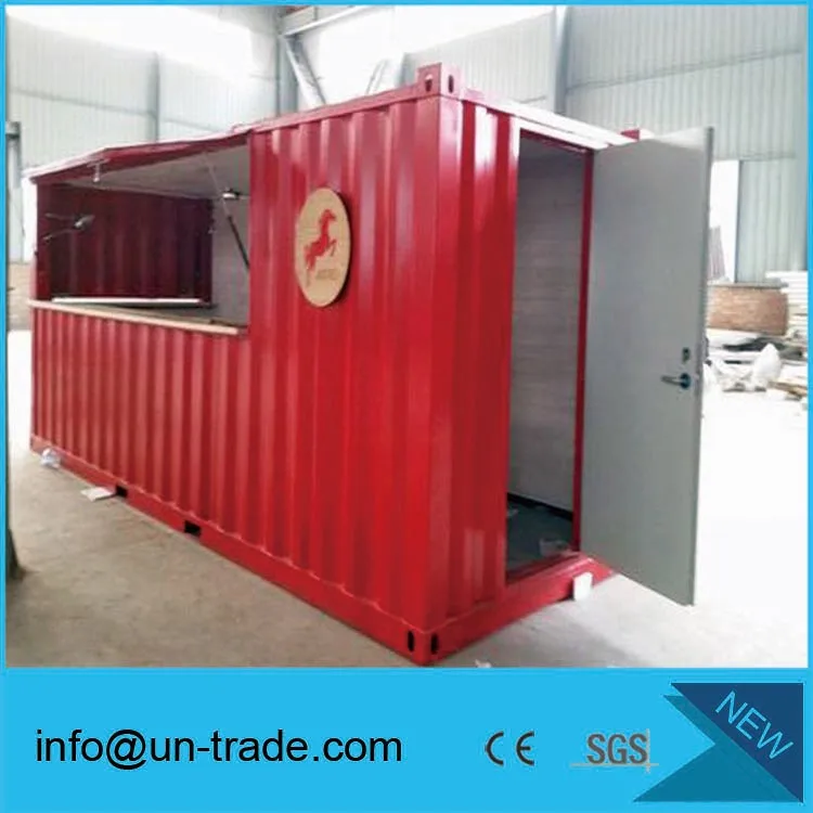 20-футовый сварочный модульный контейнер для кафе