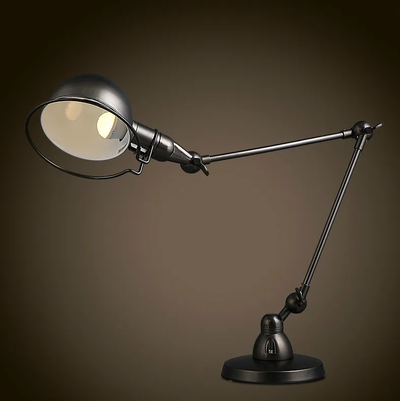 Industrial Style Design Desk Lamp Modern Individuality Metal Reading Table Lamp For Bedroom Decoration