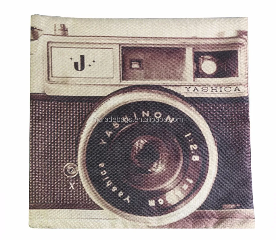 Vintage Camera Cushion 45*45cm/17.7*17.7' Wholesale Home Decor pillow