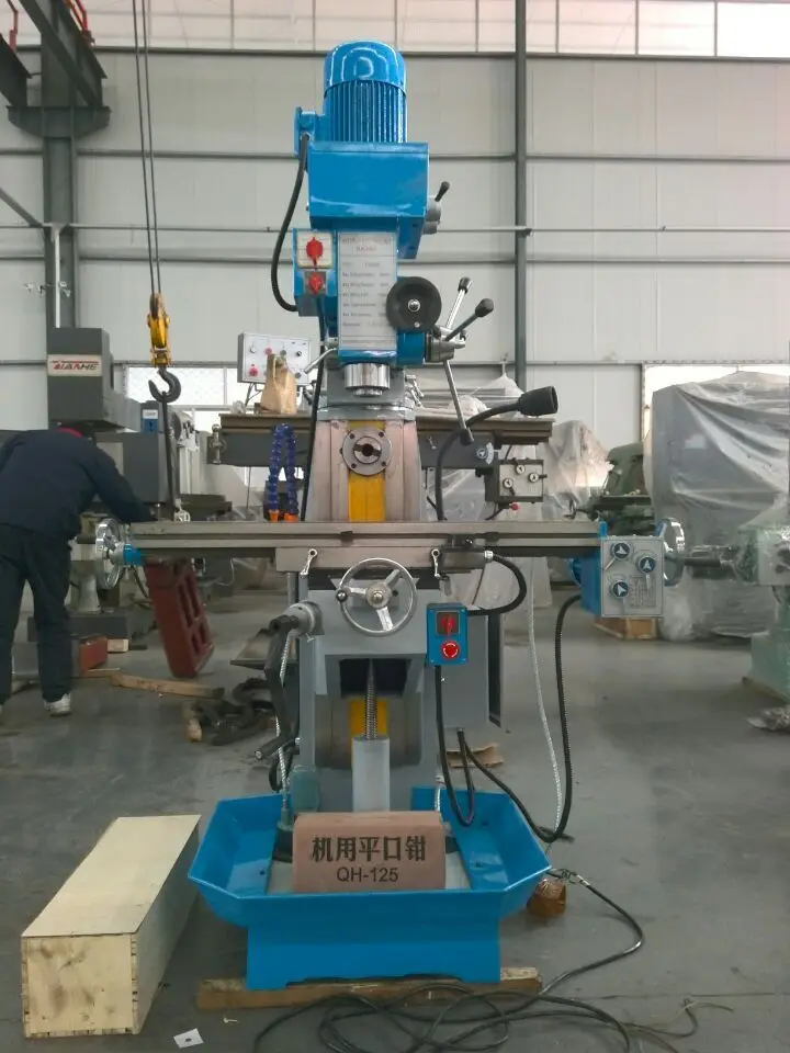 small Horizontal &vertical gear drive drilling and milling machine ZX7550cw