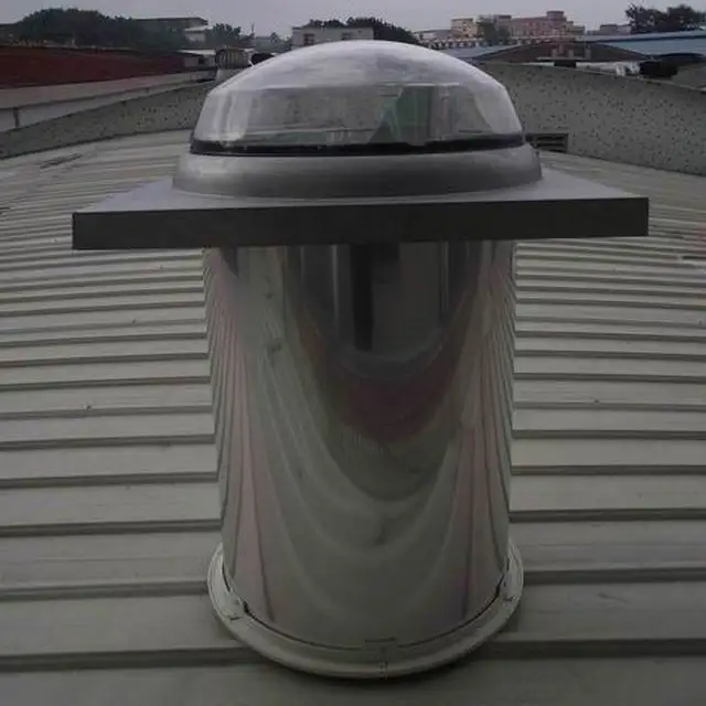 
polycarbonate skylight solar energy device without power and electrical cost 