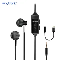 3.5mm Headphone Plug Cell Phone Call Recorder Earphone for iPhone