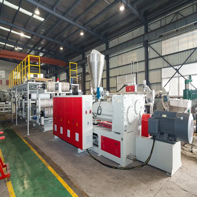 One Step Multi Layer SPC LVT Floor Machine Extrusion Line