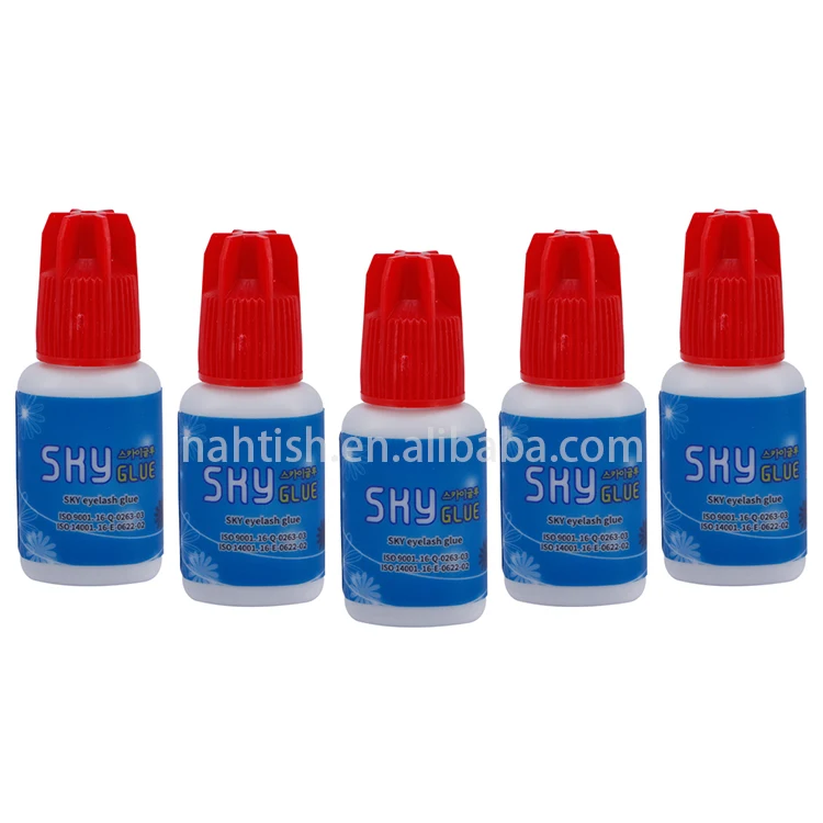 
Professional Sky Glue for Eyelash Extension Fast Drying Black Adhesive Latex Free Eyelash Glue 