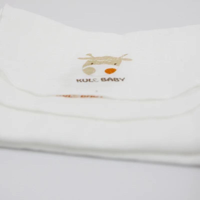 
100% organic cotton muslin fabric baby infant toddler back sweat towel 