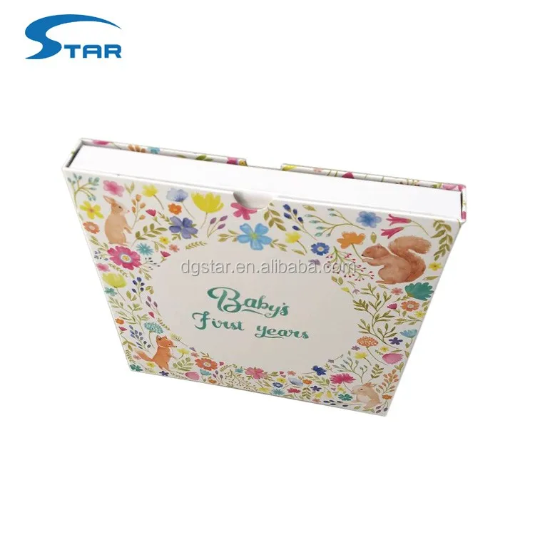 Custom first year baby memory book