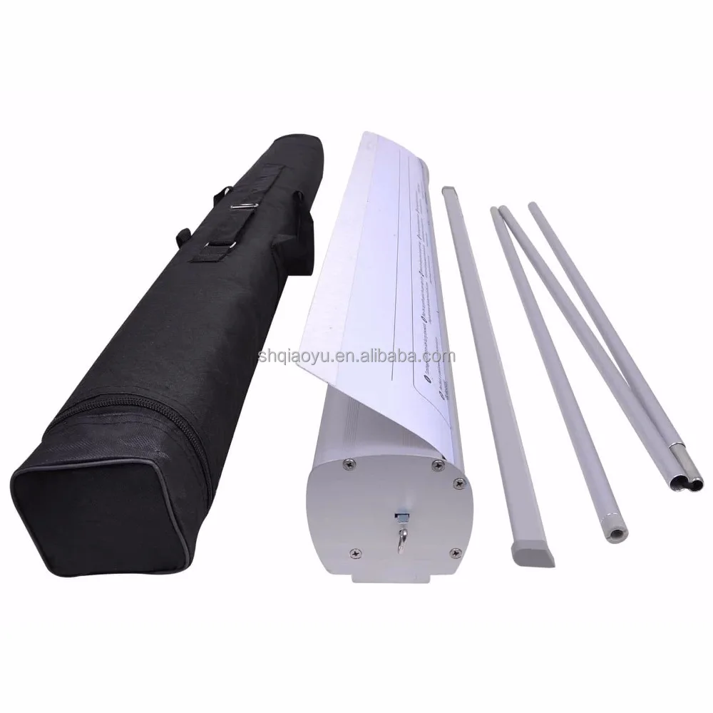 80x200 Full Aluminum Outdoor Advertising Pull Up Banner Stand Custom Logo Print