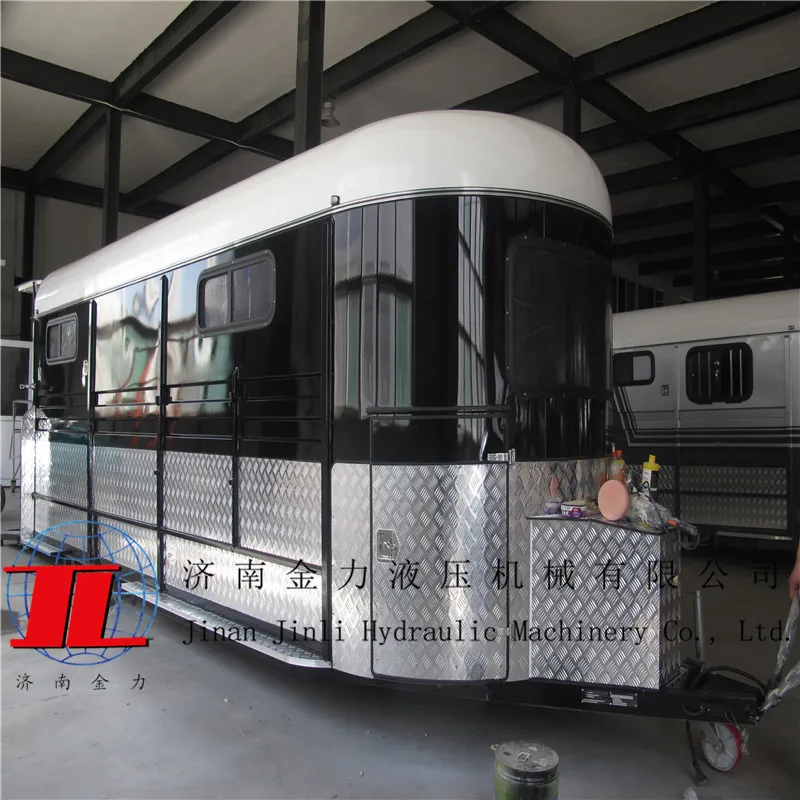 
horse float china for australia market float with living quarters 