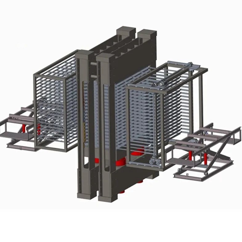 Гидравлическая машина горячего прессования с автоматическим погрузочным и разгрузочным оборудованием