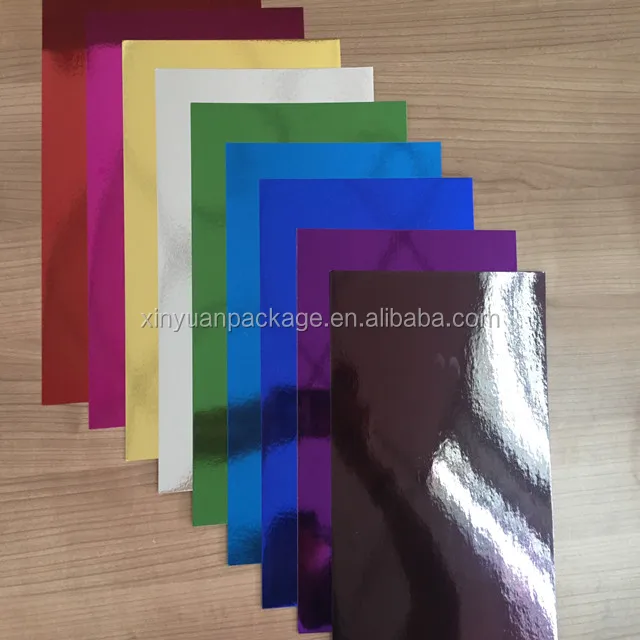 
High Quality Colorful Metallized Paper for box 