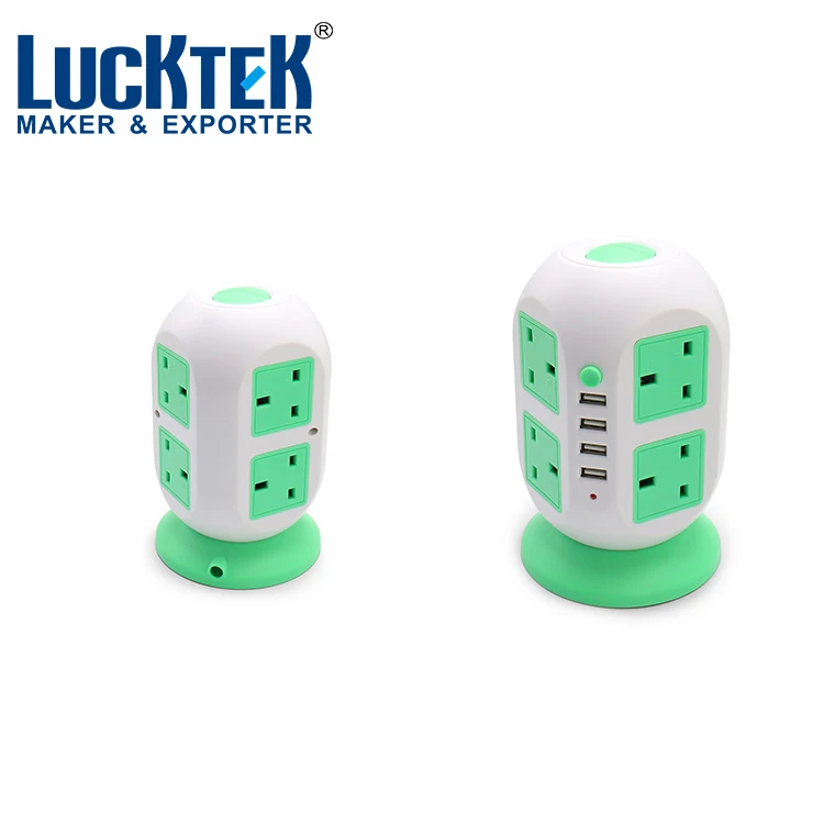 Умный творческий USB расширения рабочего стола Power Strip Великобритании типа для дома и офиса