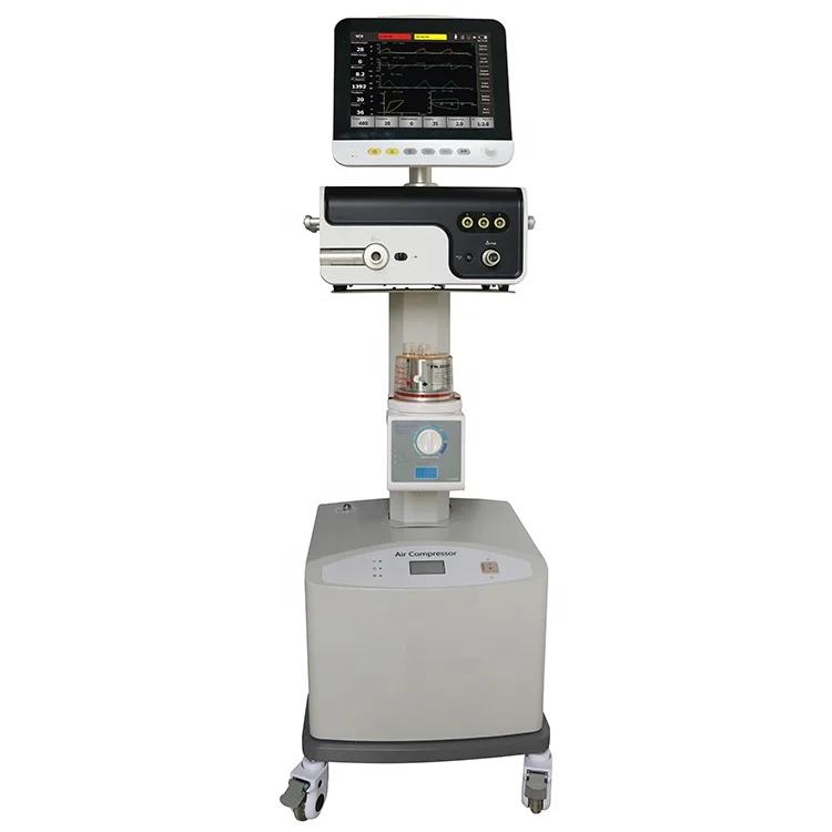 Safe reliable small portable ventilator medical air compressor