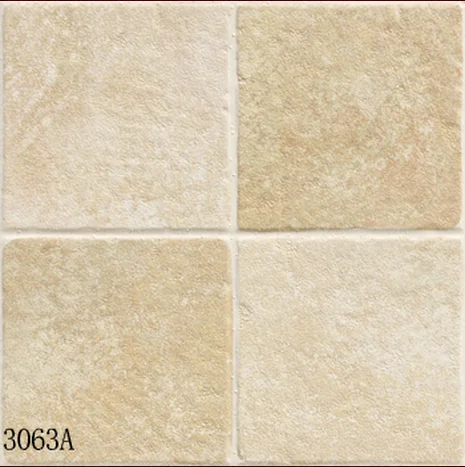 Floor tile Rustic non-slip waterproof  bathroom floor yellow ceramic tiles 600x600mm