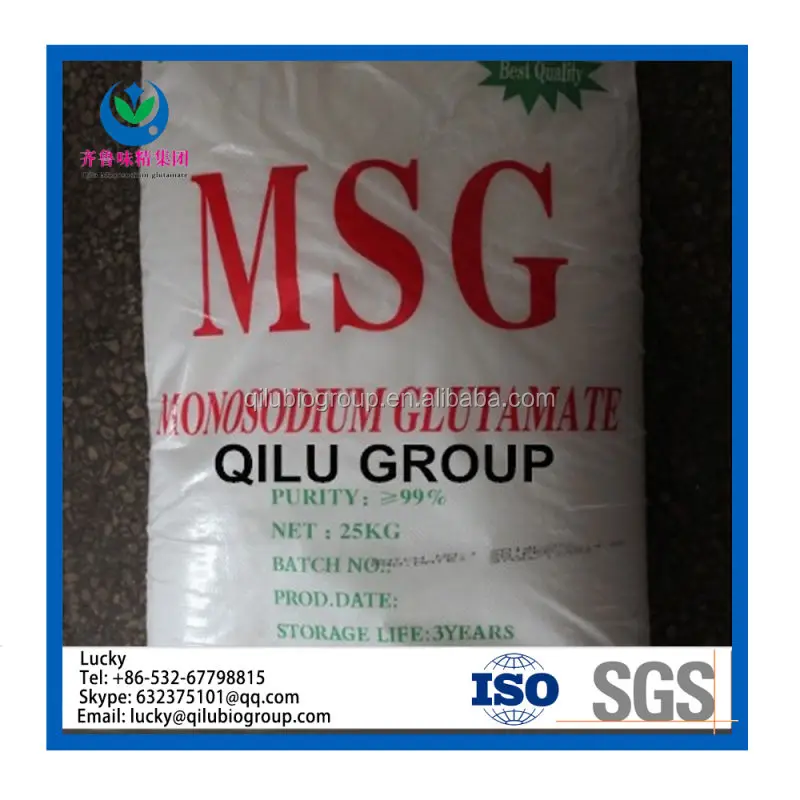 99% monosodium glutamate MSG FLAVORING