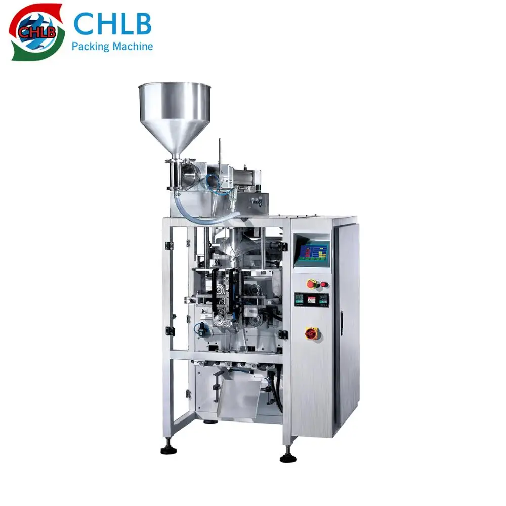 ketchup sachet/oil/soy sause vertical packing machine with pump filler