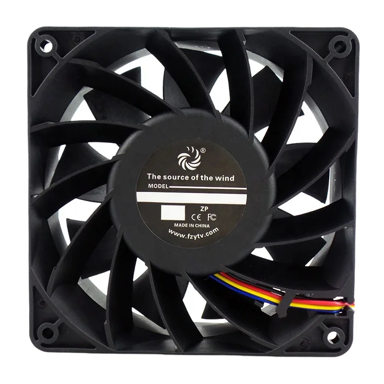 High performance PWM FG 4pin 12v 24v 48v 5inch 12038 120mm 4wires waterproof fan