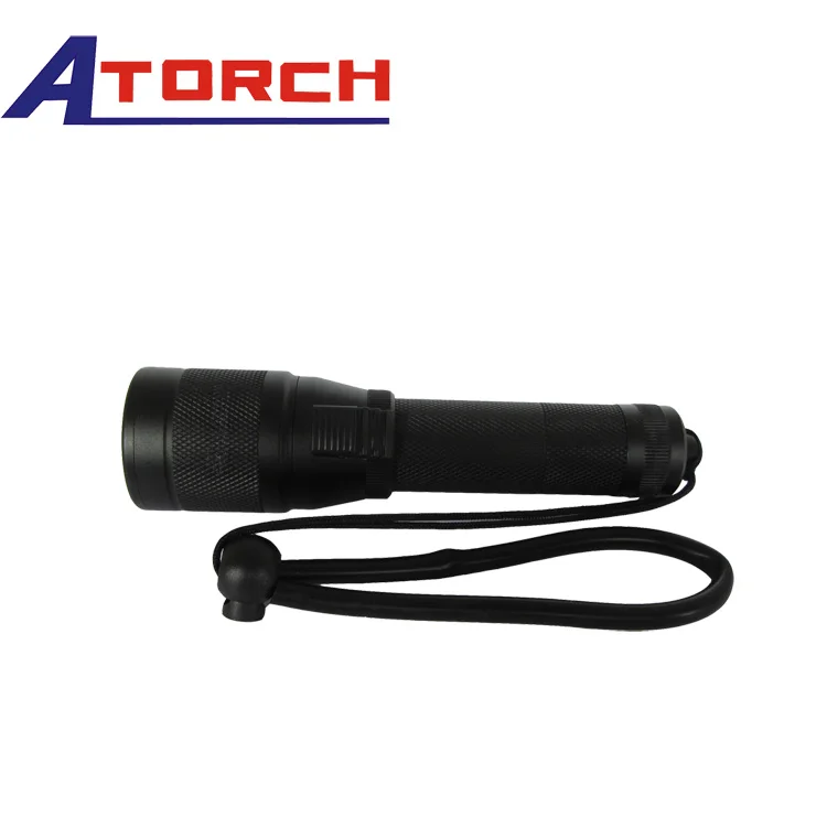 Diving rechargeable scuba led torch flashlight