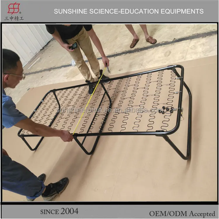 
Fold away beds Metal folding bed with snake net 