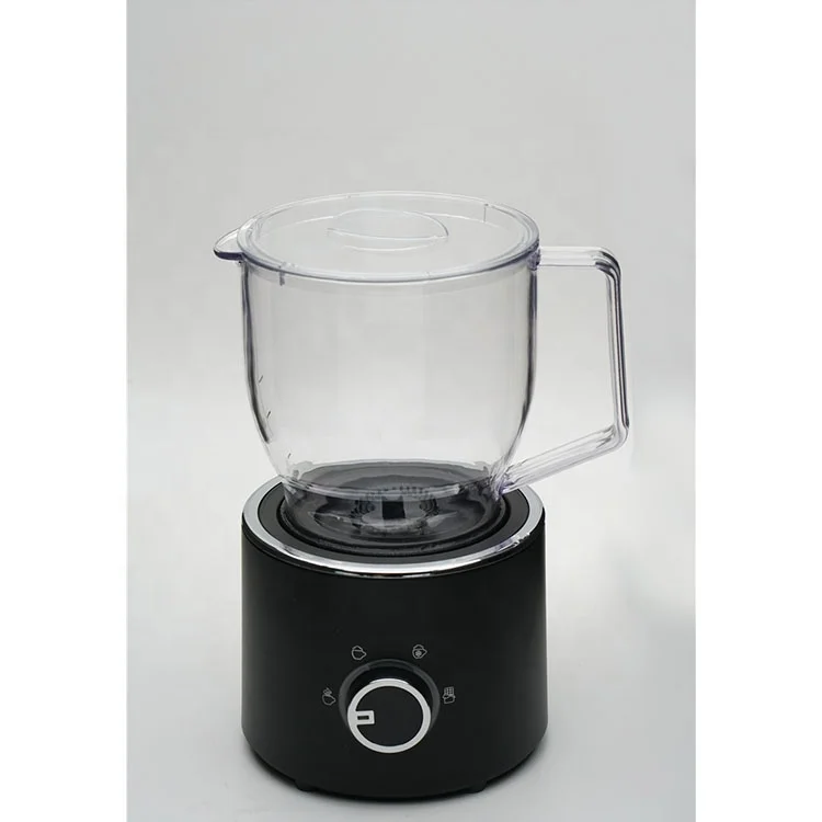 Съемная стеклянная чашка Электрический вспениватель молока и подогреватель для капучино