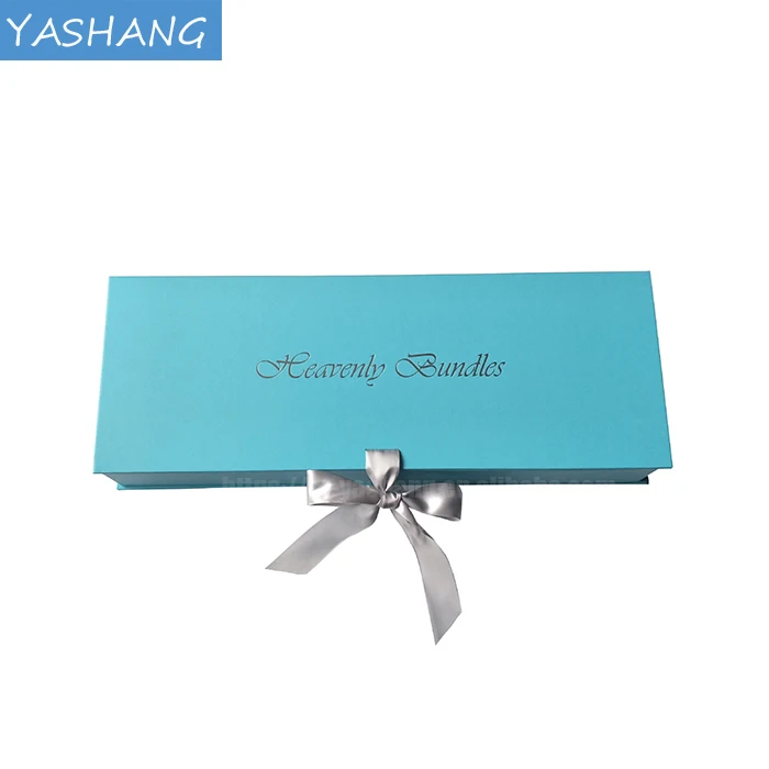 Marble paper display gift box for dress with rigid lid custom eyelash packaging box flat
