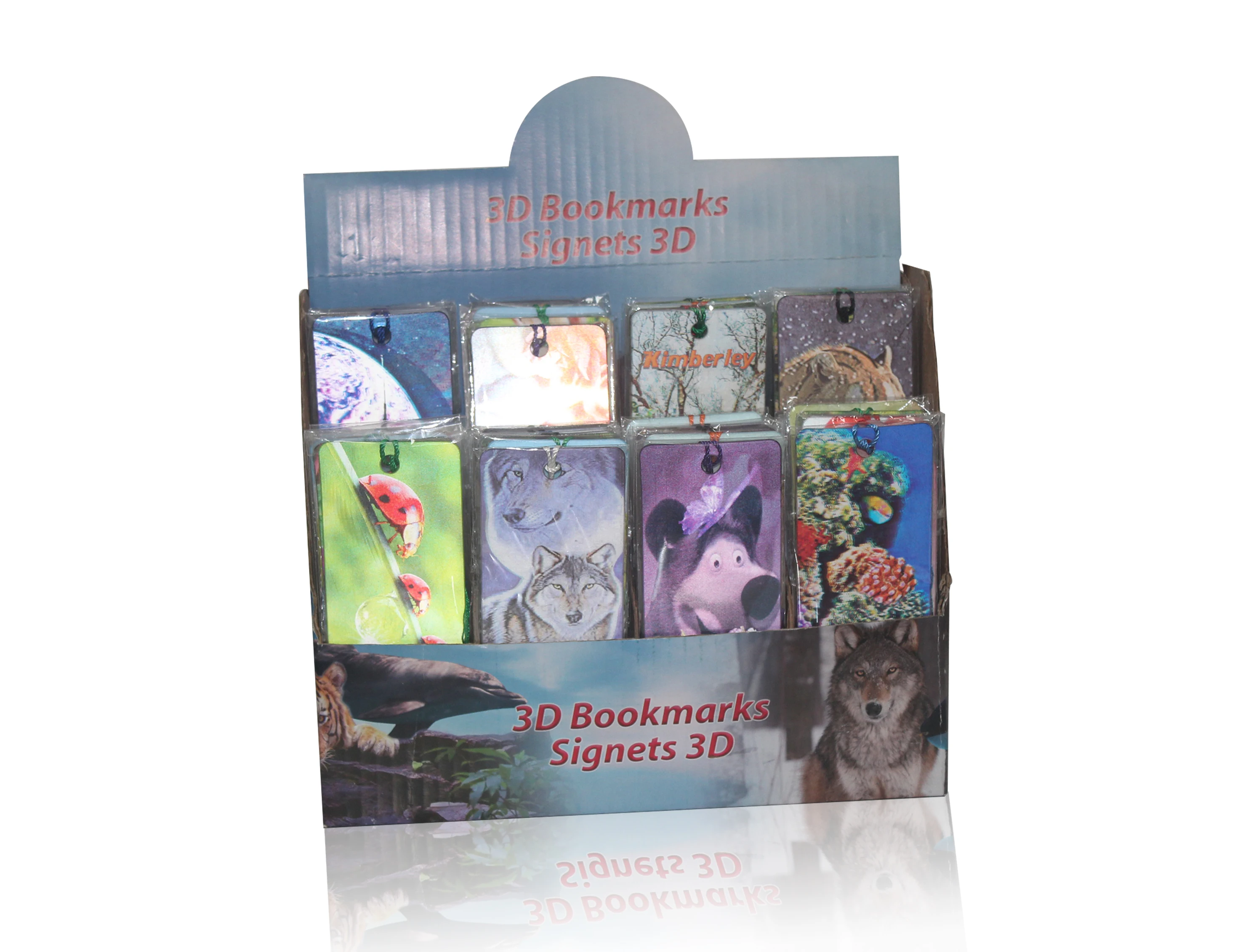  Пользовательская 3d пластиковая линзовидная Закладка с кисточками и изображением животного