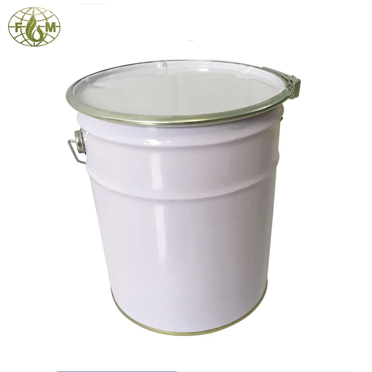 
10L round metal chemical can paint drum/metal bucket paint pail with ring lock 