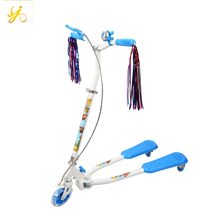 Легкий вес регулируемая высота детей скутер 3 колеса/лучший скутер крыло