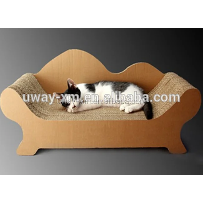cat tree, cat scratching tree,sofa shape Scratching post with corrugated cardboard material