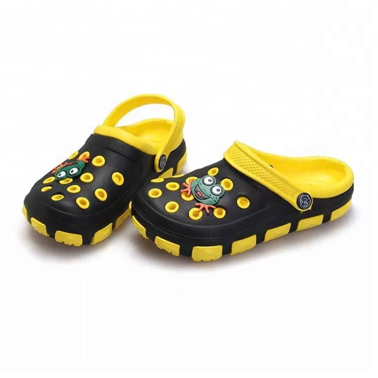 EVERTOP 2019 China factory  cute flog garden kid EVA clogs shoes high quality plastic sandals cheap slippers