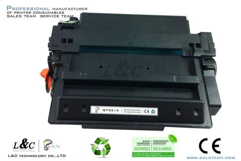 высокое качество лазерной 51x тонер-картридёи используется в hp лазерный 3015/3005