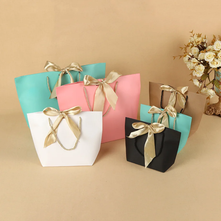 
Fancy Design Gift Bags Cheap Shopping Bag Paper Packaging Bag 