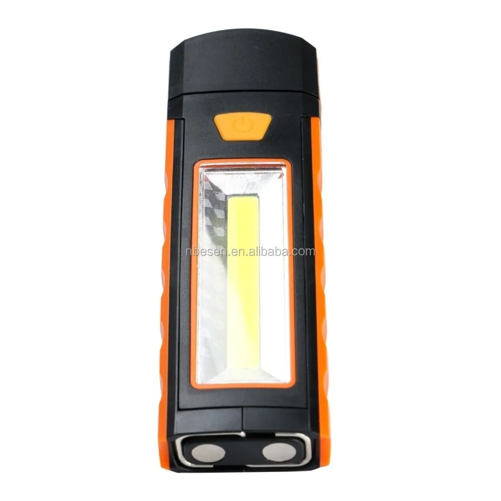Portable Camping Light,Mini COB LED Flashlight,Hands-free Night Lamp with Magnet Base Stand
