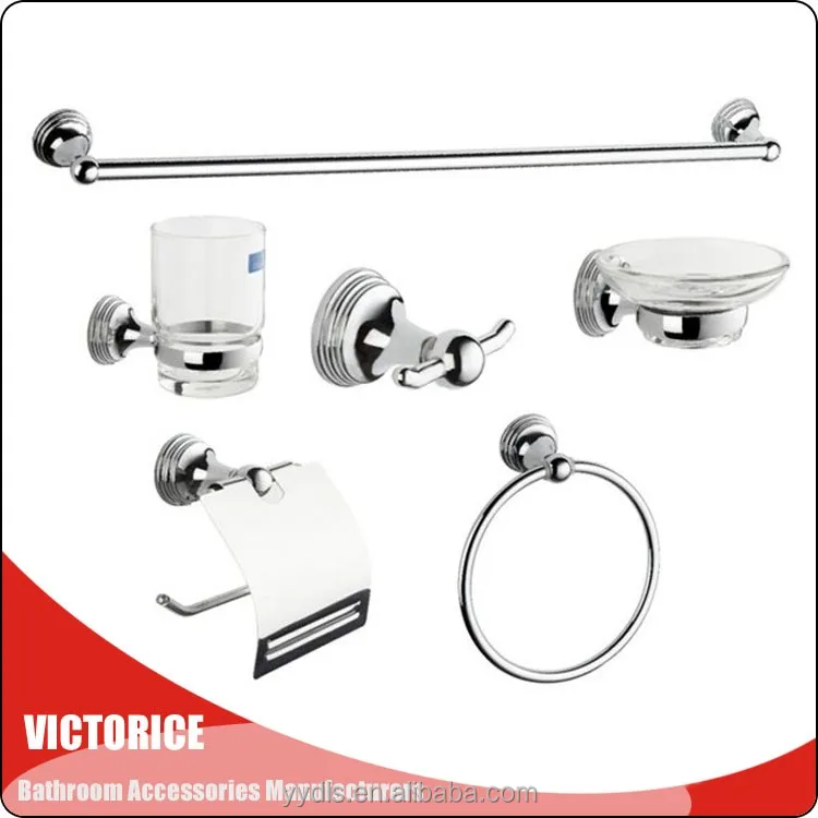 
Sanitary Metal bath hardware sets type zinc alloy cheap bathroom accessory 