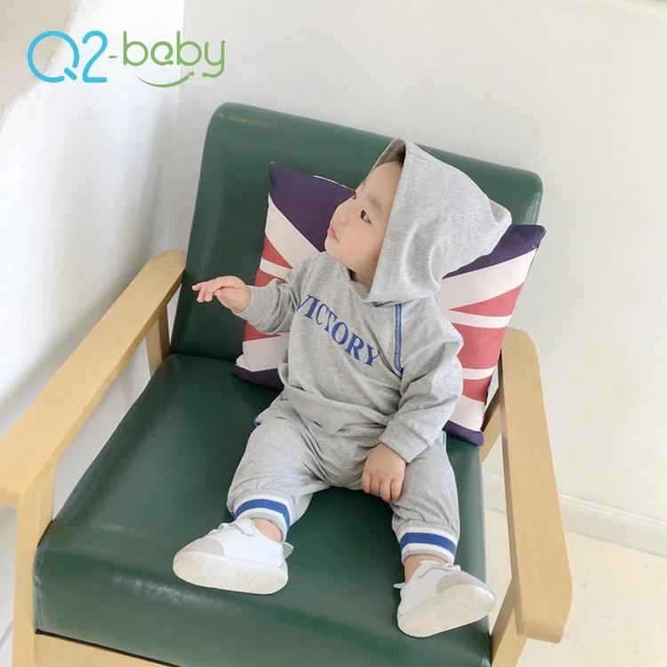 
Q2-baby Bulk Buying Infant Boutique Clothing Set Custom Made Baby Tracksuits 