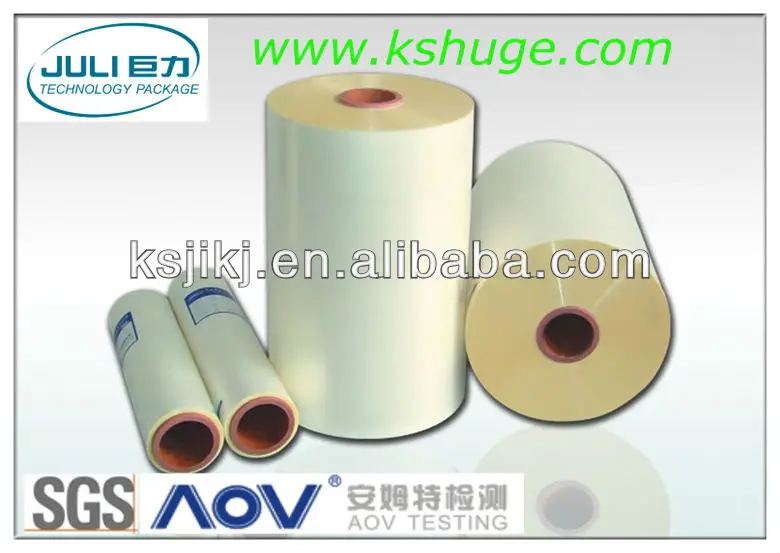 Good Quality 25mic Transparent BOPP Thermal Lamination Film for Printing