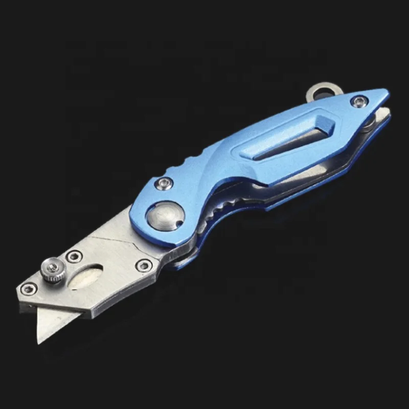 Best quality 500000 Sells Folding Utility Knife Promotion Gift Pocket Box Cutter  Knife foldable  Utility Knife