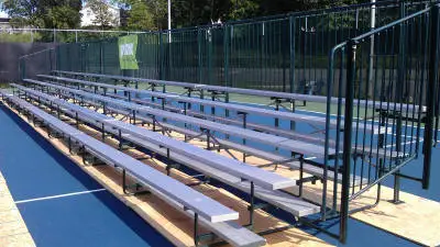 5 Row volleyball bleacher aluminum disassembly bleachers