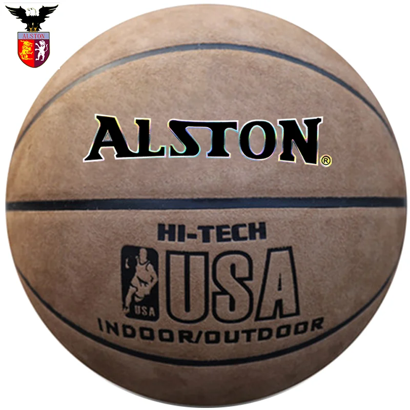 Leather Ball Material And Ball Type Cow Leather Professional Match Basketball
