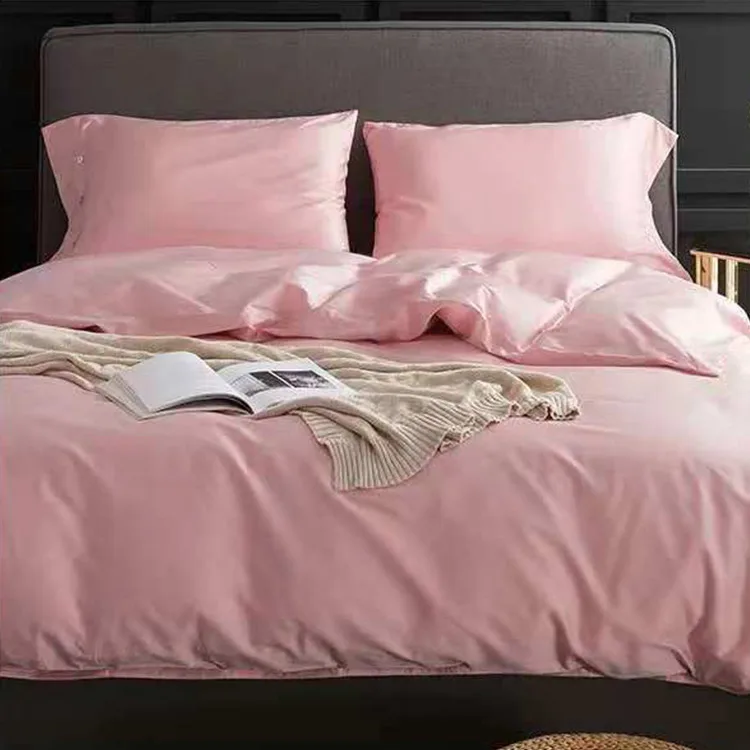 Lenzing dyeing  linen blend 100  lyocell  tencel fabric for bedding set bed sheet