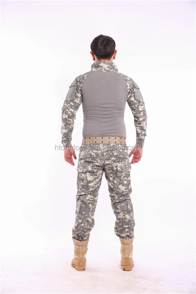 ACU color Digital Blue and Grey Tactical frog suit