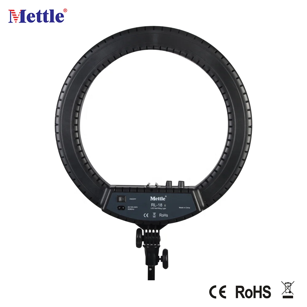 DSLR camera bicolor dimmer photographic LED video ring light