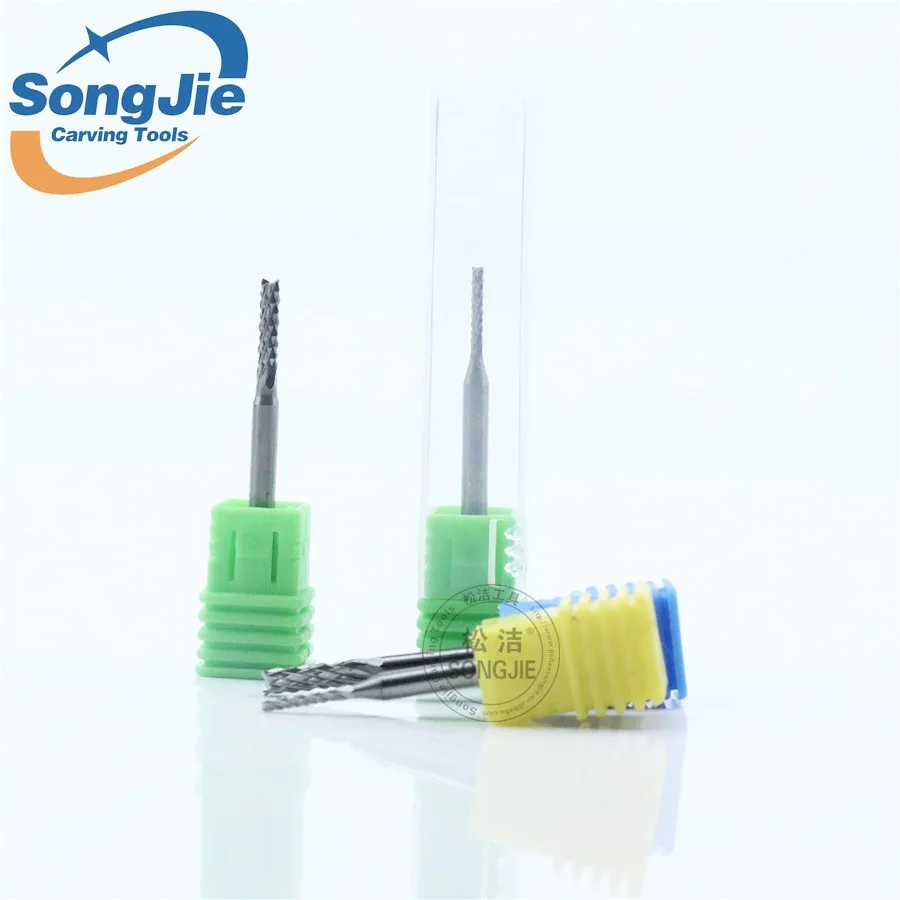 Corn Teeth End Mill PCB Milling Cutter CNC Router Bits Printed Circuit Board Cutter