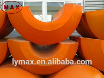 Offshore dredging pipe float for hose line suction / discharge