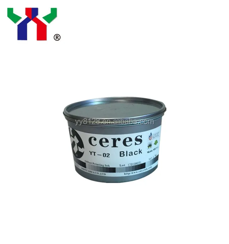 Offset Sheet Fed Ink Ceres YT-02 Offset CMYK Ink for Paper